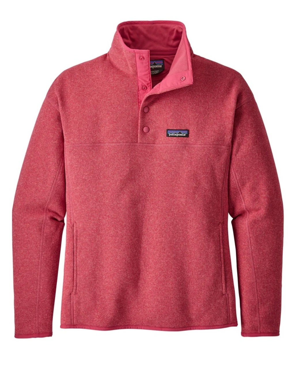 Patagonia Women's Lightweight Better Sweater Marsupial Pullover Reef Pink Large